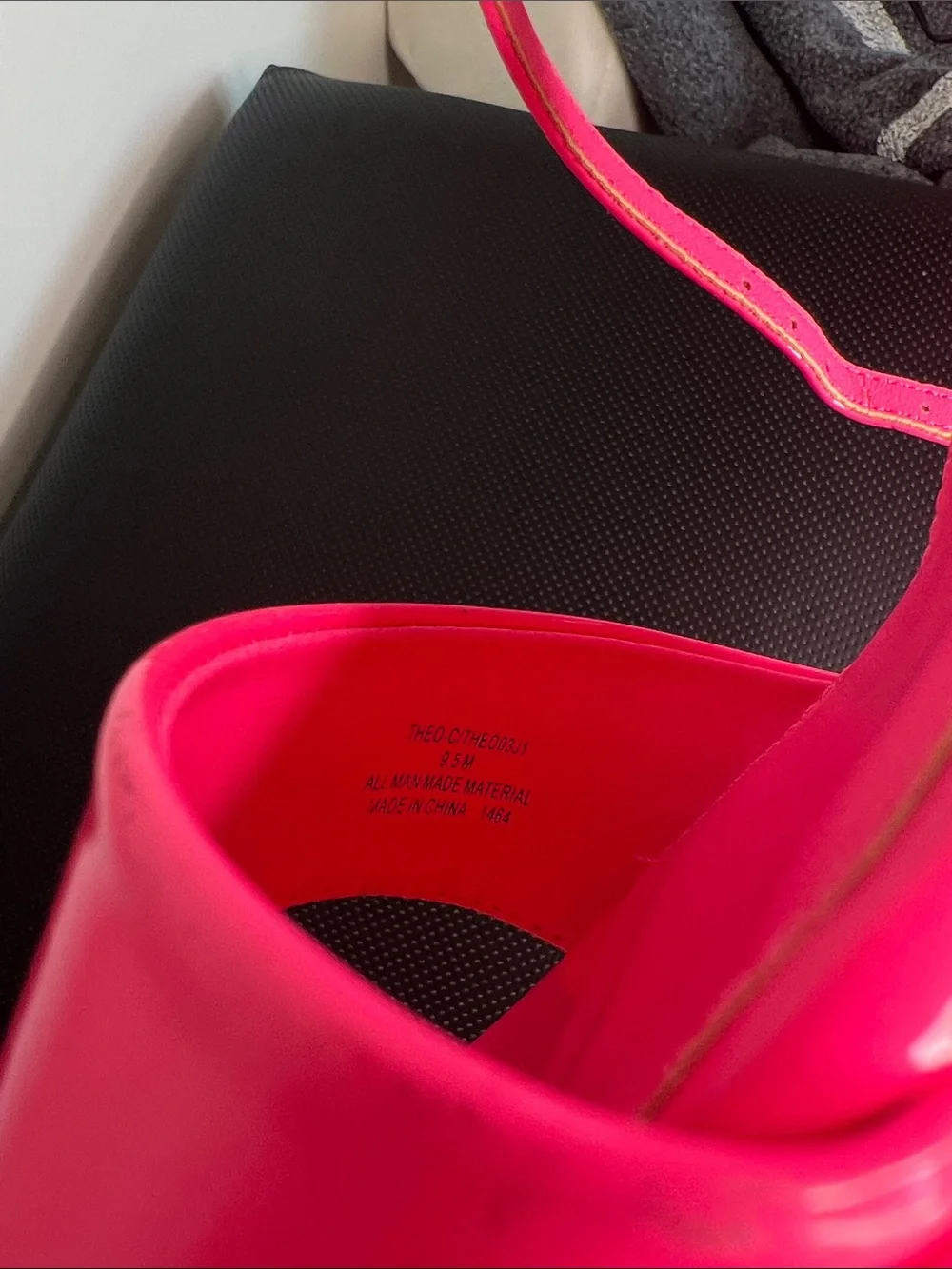 Madden Girl Neon Pink Patent Platform Sandals